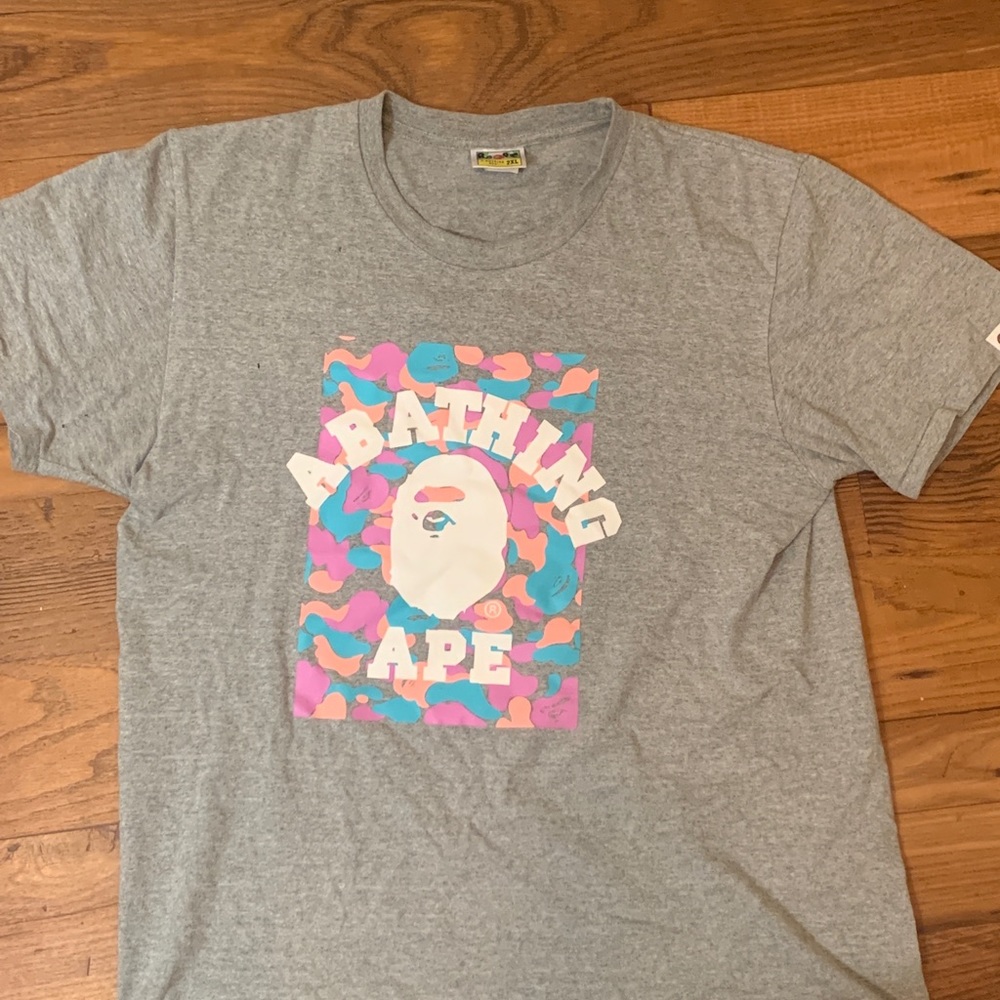 Bape grey tee